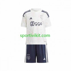 Completo da calcio Bambini AFC Ajax Maglia Seconda 2023-2024 Manica Corta
