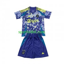Completo da calcio Bambini AFC Ajax Maglia Seconda 2024-2025 Manica Corta