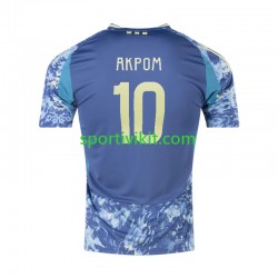 AFC Ajax Chuba Akpom 10 Uomo Maglia Seconda 2024-2025 Manica Corta