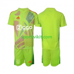 Completo da calcio Bambini AFC Ajax Portiere Maglia Terza 2024-2025 Manica Corta