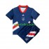Completo da calcio Bambini AFC Ajax Icon Retro Maglia Prima 2022-2023 Manica Corta