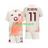 Completo da calcio Bambini AS Roma Artem Dovbyk 11 Maglia Seconda 2024-2025 Manica Corta