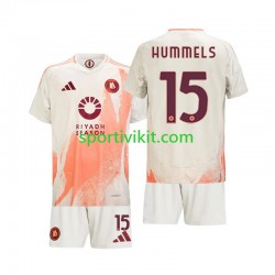 Completo da calcio Bambini AS Roma Mats Hummels 15 Maglia Seconda 2024-2025 Manica Corta