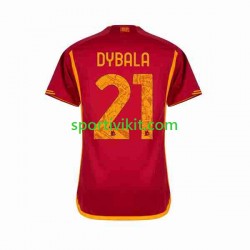 AS Roma Paulo Dybala 21 Uomo Maglia Prima 2023-2024 Manica Corta