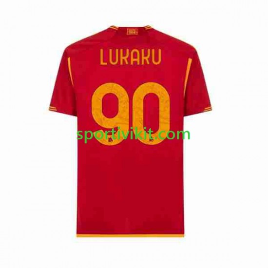 AS Roma Romelu Lukaku 90 Uomo Maglia Prima 2023-2024 Manica Corta AS Roma Romelu Lukaku 90 Uomo Maglia Prima 2023-2024 Manica Corta