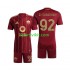 Completo da calcio Bambini AS Roma Stephan El Shaarawy 92 Maglia Prima 2024-2025 Manica Corta