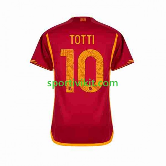 AS Roma Totti 10 Uomo Maglia Prima 2023-2024 Manica Corta AS Roma Totti 10 Uomo Maglia Prima 2023-2024 Manica Corta