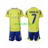 Completo da calcio Bambini Al-Nassr Cristiano Ronaldo 7 Maglia Prima 2024-2025 Manica Corta