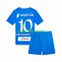 Completo da calcio Bambini Al Hilal Neymar JR 10 Maglia Prima 2023-2024 Manica Corta