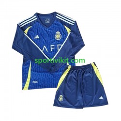 Completo da calcio Bambini Al-Nassr Maglia Seconda 2024-2025 Manica Lunga