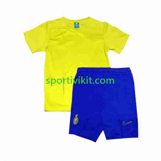 Completo da calcio Bambini Al-Nassr Maglia Prima 2023-2024 Manica Corta