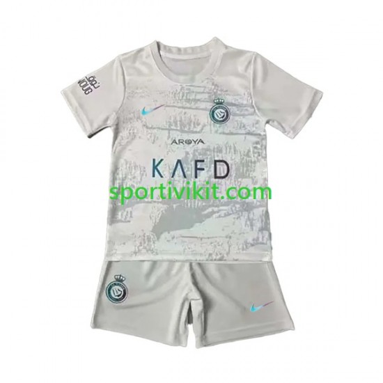 Completo da calcio Bambini Al-Nassr Maglia Terza 2023-2024 Manica Corta