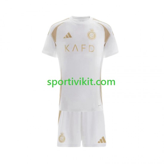 Completo da calcio Bambini Al-Nassr Maglia Terza 2024-2025 Manica Corta Completo da calcio Bambini Al-Nassr Maglia Terza 2024-2025 Manica Corta