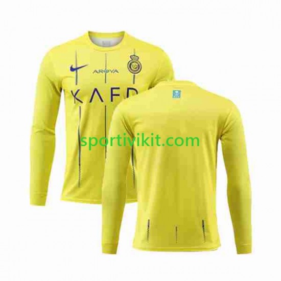 Al-Nassr Uomo Maglia Prima 2023-2024 Manica Lunga