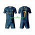 Completo da calcio Bambini Al-Nassr Ronaldo 7 Maglia Seconda 2023-2024 Manica Corta