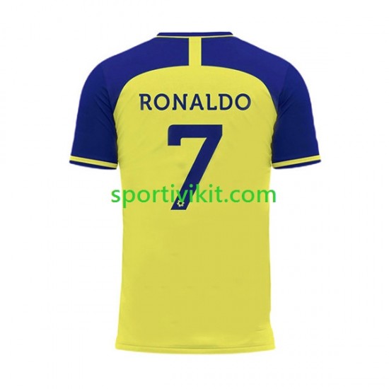 Al-Nassr Ronaldo 7 Uomo Maglia Prima 2022-2023 Manica Corta