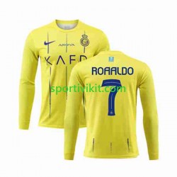 Al-Nassr Ronaldo 7 Uomo Maglia Prima 2023-2024 Manica Lunga