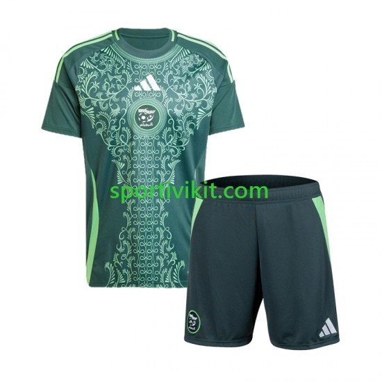Completo da calcio Bambini Algeria Maglia Seconda 2024-2025 Manica Corta