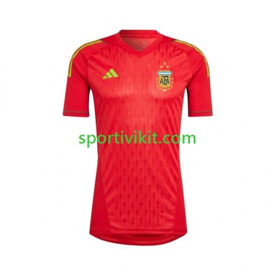 Argentina Portiere Uomo Maglia Seconda Coppa del Mondo 2022 Manica Corta Argentina Portiere Uomo Maglia Seconda Coppa del Mondo 2022 Manica Corta