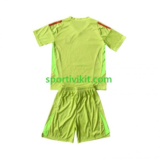 Completo da calcio Bambini Argentina Portiere Maglia Seconda 2024 Manica Corta