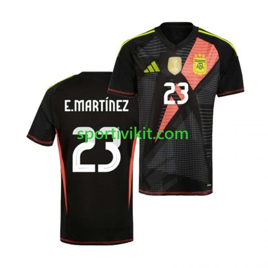 Argentina Portiere Emiliano Martinez 23 Copa America Uomo Maglia Prima 2024 Manica Corta