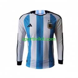 Argentina Uomo Maglia Prima Coppa del Mondo 2022 Manica Lunga