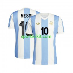 Argentina Lionel Messi 10 50 Anniversary Uomo Maglia Prima Manica Corta
