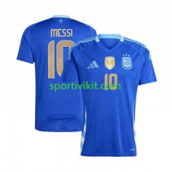Argentina Lionel Messi 10 Copa America Uomo Maglia Seconda 2024 Manica Corta