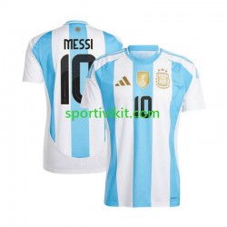 Argentina Lionel Messi 10 Copa America Uomo Maglia Prima 2024 Manica Corta
