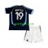 Completo da calcio Bambini Argentina Lionel Messi 19 Retro 2006 Maglia Seconda Manica Corta
