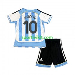 Completo da calcio Bambini Argentina Maradona 10 Retro 2006 Maglia Prima Manica Corta