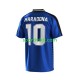 Argentina Maradona 10 Retro 1994 Uomo Maglia Seconda Manica Corta