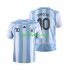 Argentina Maradona 10 Retro 2006 Uomo Maglia Prima Manica Corta