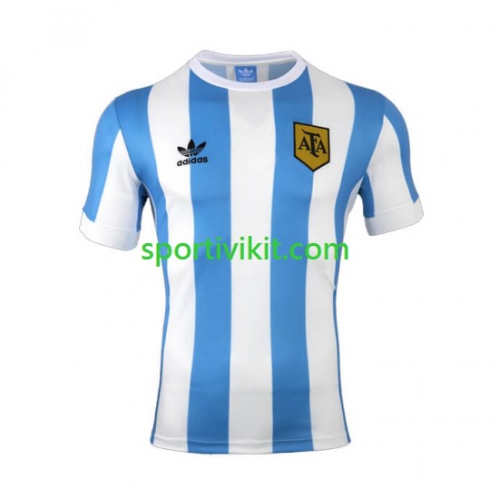 Argentina Retro 1978 Uomo Maglia Prima Manica Corta