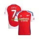 Arsenal Bukayo Saka 7 Rosso Uomo Maglia Prima 2024-2025 Manica Corta Arsenal Bukayo Saka 7 Rosso Uomo Maglia Prima 2024-2025 Manica Corta