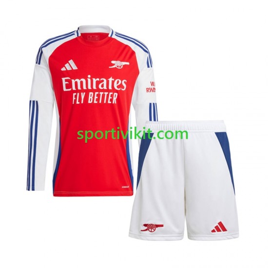 Completo da calcio Bambini Arsenal Maglia Prima 2024-2025 Manica Lunga Completo da calcio Bambini Arsenal Maglia Prima 2024-2025 Manica Lunga