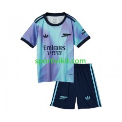 Completo da calcio Bambini Arsenal Maglia Terza 2024-2025 Manica Corta