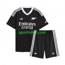 Completo da calcio Bambini Arsenal Portiere Maglia Quarto 2024-2025 Manica Corta
