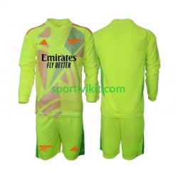 Completo da calcio Bambini Arsenal Portiere Maglia Prima 2024-2025 Manica Lunga
