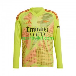 Arsenal Portiere Giallo Uomo Maglia Prima 2024-2025 Manica Lunga