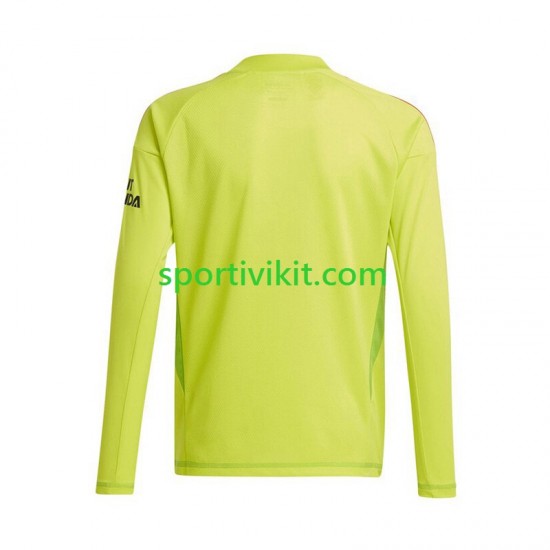 Arsenal Portiere Giallo Uomo Maglia Prima 2024-2025 Manica Lunga