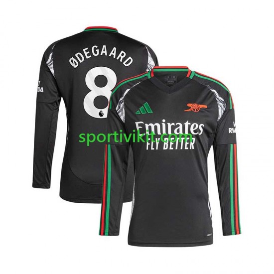 Arsenal Martin Odegaard 8 Uomo Maglia Seconda 2024-2025 Manica Lunga Arsenal Martin Odegaard 8 Uomo Maglia Seconda 2024-2025 Manica Lunga