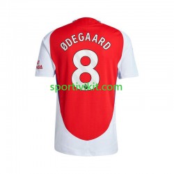 Arsenal Martin Odegaard 8 Rosso Uomo Maglia Prima 2024-2025 Manica Corta