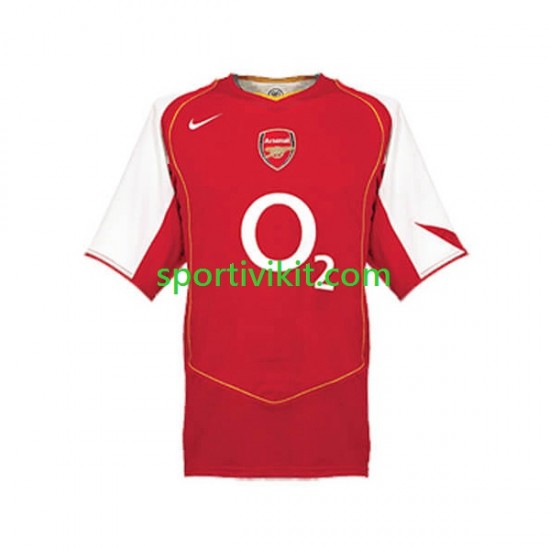Arsenal Retro 2004 Uomo Maglia Prima Manica Corta