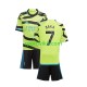 Completo da calcio Bambini Arsenal Saka 7 Maglia Seconda 2023-2024 Manica Corta Completo da calcio Bambini Arsenal Saka 7 Maglia Seconda 2023-2024 Manica Corta