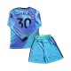 Completo da calcio Bambini Arsenal Sterling 30 Maglia Terza 2024-2025 Manica Lunga