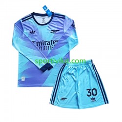 Completo da calcio Bambini Arsenal Sterling 30 Maglia Terza 2024-2025 Manica Lunga