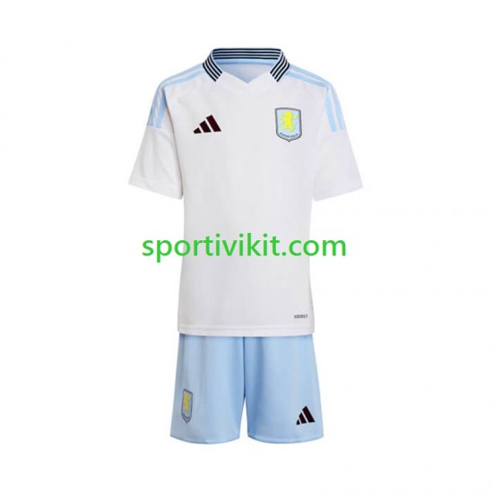 Completo da calcio Bambini Aston Villa Maglia Seconda 2024-2025 Manica Corta Completo da calcio Bambini Aston Villa Maglia Seconda 2024-2025 Manica Corta
