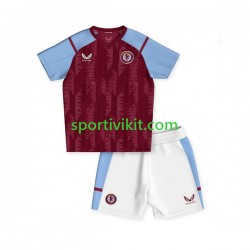 Completo da calcio Bambini Aston Villa Maglia Prima 2023-2024 Manica Corta