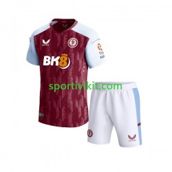 Completo da calcio Bambini Aston Villa Maglia Prima 2023-2024 Manica Corta